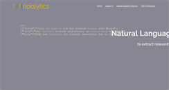 Desktop Screenshot of indalytics.com